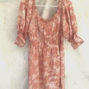 NWT Women's Coral Casual Dress Lg. from H&M